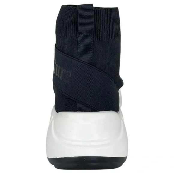 Juicy Couture Ariella Black Stretch Womens Sock Sneakers Size 8M - Picture 3 of 12